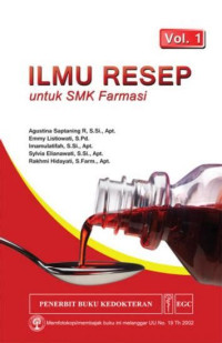 Image of ILMU RESEP untuk SMK Farmasi vol. 1